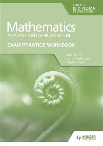 Cover of Exam Practice Workbook for Mathematics for the IB Diploma