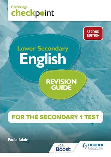 Cover of Cambridge Checkpoint Lower Secondary English Revision Guide for the Secondary 1 Test