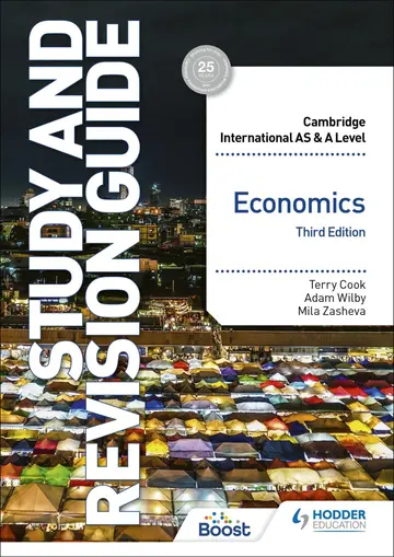 Cover of Cambridge International AS/A Level Economics Study and Revision Guide Third Edition