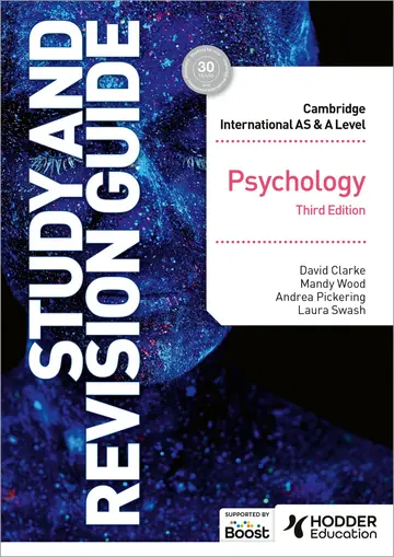 Cover of Cambridge International As/A Level Psychology