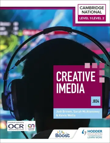 Cover of Level 1/Level 2 Cambridge National in Creative iMedia