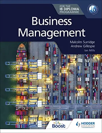 Cover of Business Management for the Ib Diploma