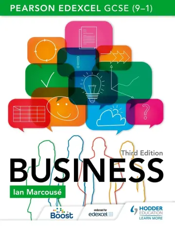 Cover of Pearson Edexcel GCSE (9-1) Business, Third Edition