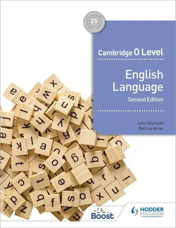 Cover of Cambridge O Level English Language Second edition
