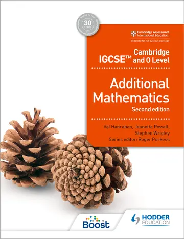 Cover of Cambridge IGCSE and O Level Additional Mathematics