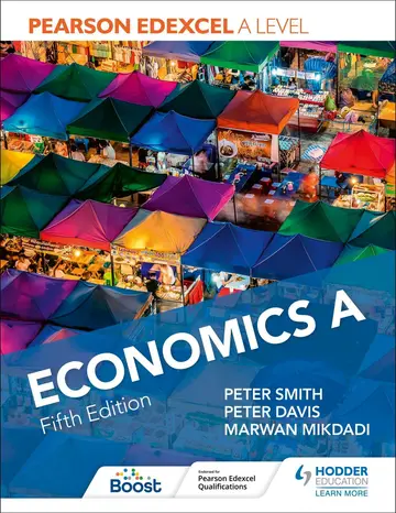 Cover of Pearson Edexcel A level Economics A Fifth Edition
