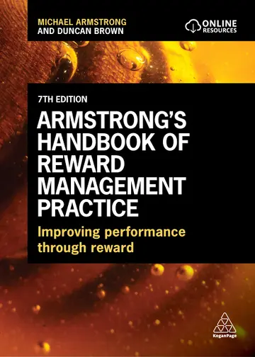 Cover of Armstrong's Handbook of Reward Management Practice