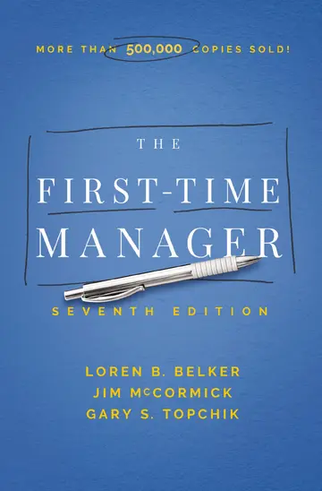 Cover of First Time Manager Sc