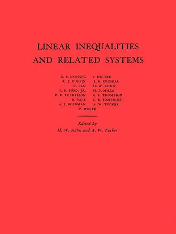 Cover of Linear Inequalities and Related Systems. (Am-38), Volume 38