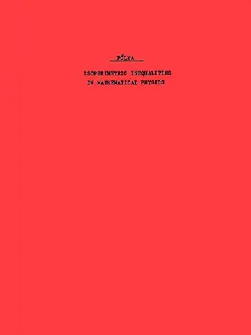 Cover of Isoperimetric Inequalities in Mathematical Physics
