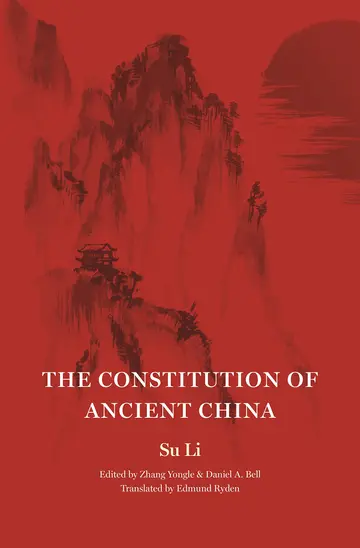 Cover of The Constitution of Ancient China