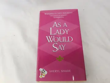 Cover of As a Lady Would Say