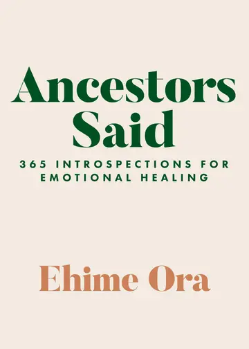 Cover of Ancestors Said