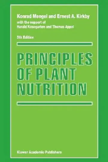 Cover of Principles of Plant Nutrition