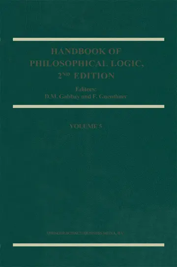 Cover of Handbook of Philosophical Logic