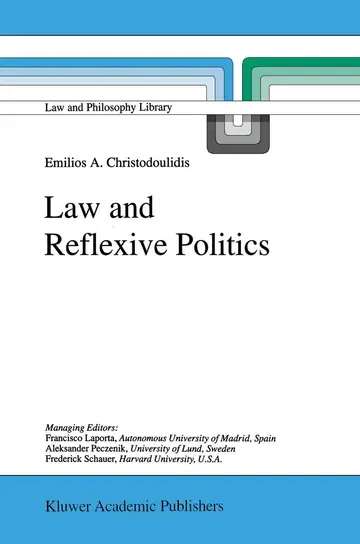 Cover of Law and Reflexive Politics