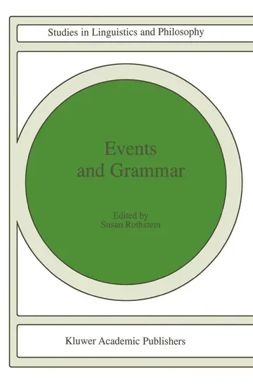 Cover of Events and Grammar
