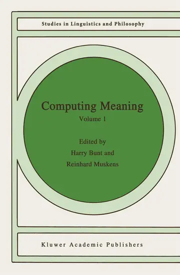 Cover of Computing Meaning