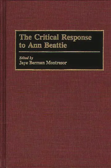 Cover of The Critical Response to Ann Beattie