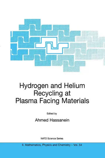 Cover of Hydrogen and Helium Recycling at Plasma Facing Materials