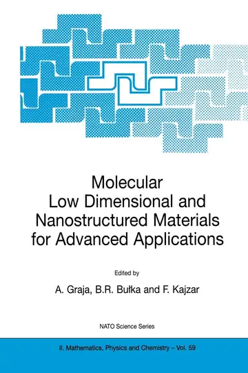 Cover of Molecular Low Dimensional and Nanostructured Materials for Advanced Applications