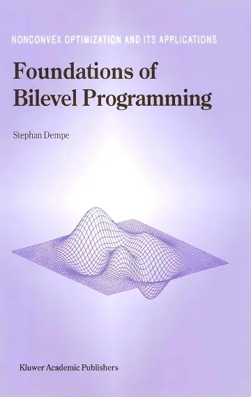 Cover of Foundations of Bilevel Programming