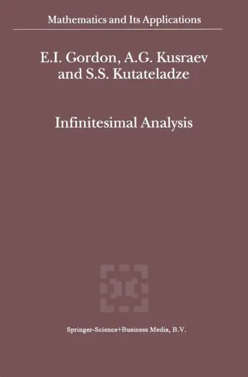 Cover of Infinitesimal Analysis