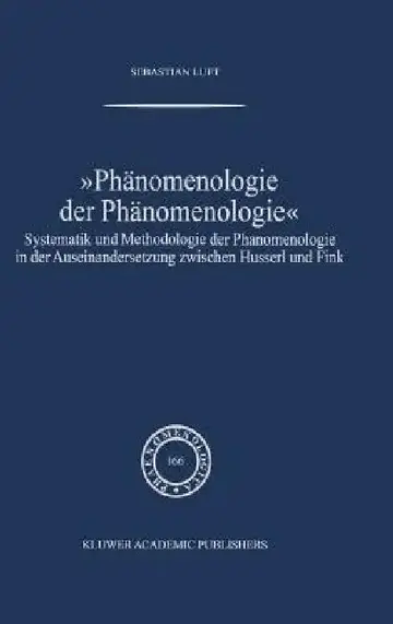 Cover of Phänomenologie Der Phänomenologie
