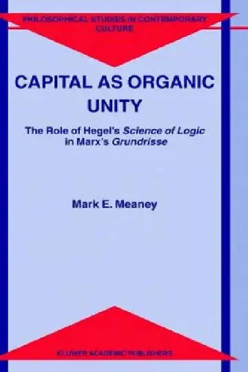 Cover of Capital as Organic Unity