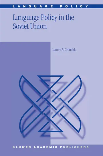 Cover of Language Policy in the Soviet Union