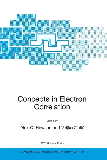 Cover of Concepts in Electron Correlation