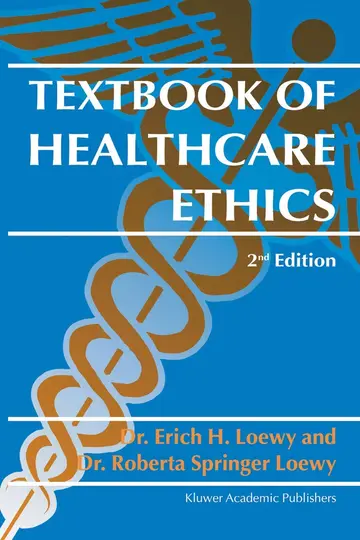 Cover of Textbook of Healthcare Ethics