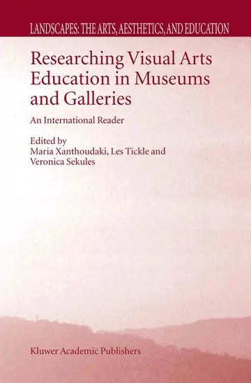 Cover of Researching Visual Arts Education in Museums and Galleries