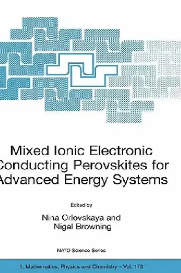 Cover of Mixed Ionic Electronic Conducting Perovskites for Advanced Energy Systems