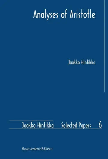 Cover of Analyses of Aristotle