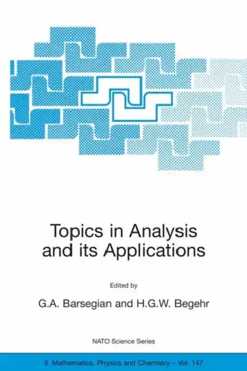 Cover of Topics in Analysis and Its Applications