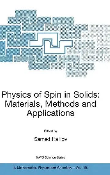 Cover of Physics of Spin in Solids