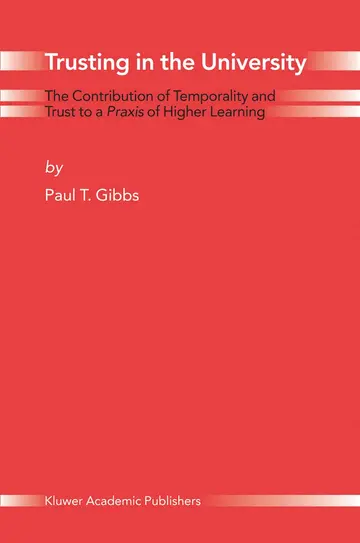 Cover of Trusting in the University