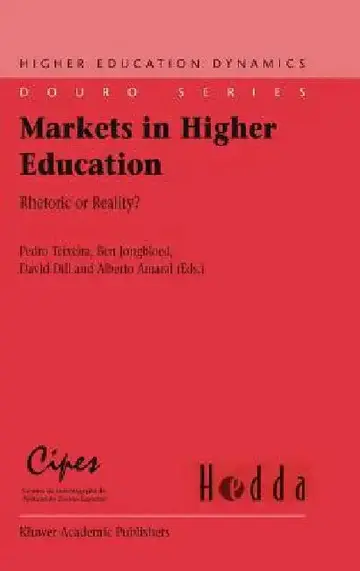 Cover of Markets in Higher Education