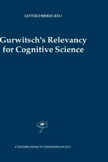 Cover of Gurwitsch's Relevancy for Cognitive Science