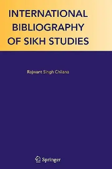 Cover of International Bibliography of Sikh Studies