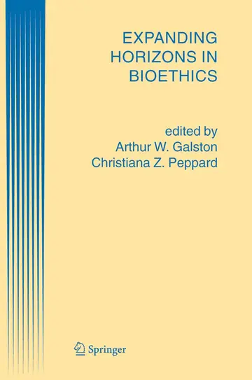Cover of Expanding Horizons in Bioethics