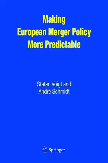 Cover of Making European Merger Policy More Predictable