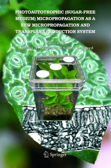 Cover of Photoautotrophic (sugar-free medium) Micropropagation as a New Micropropagation and Transplant Production System
