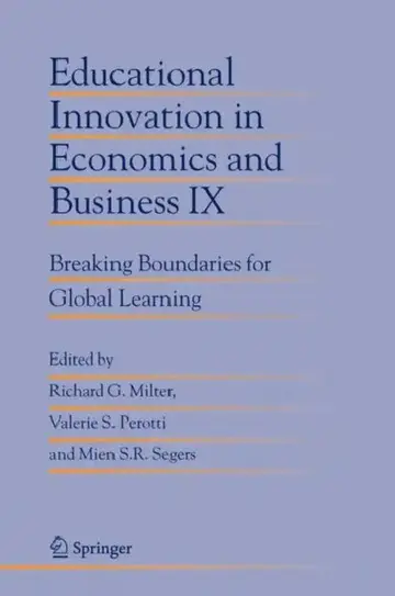 Cover of Educational Innovation in Economics and Business IX
