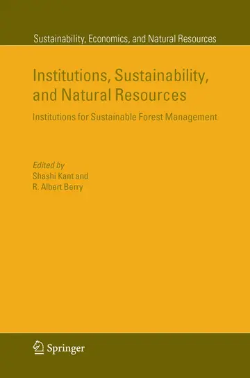 Cover of Institutions, Sustainability, and Natural Resources