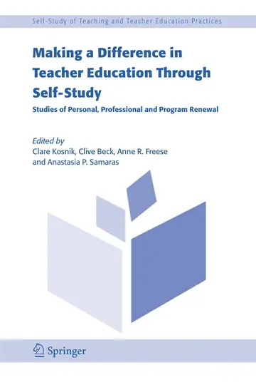 Cover of Making a Difference in Teacher Education Through Self-Study