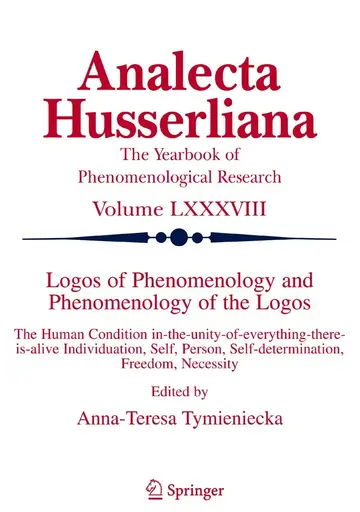 Cover of Logos of Phenomenology and Phenomenology of the Logos. Book One