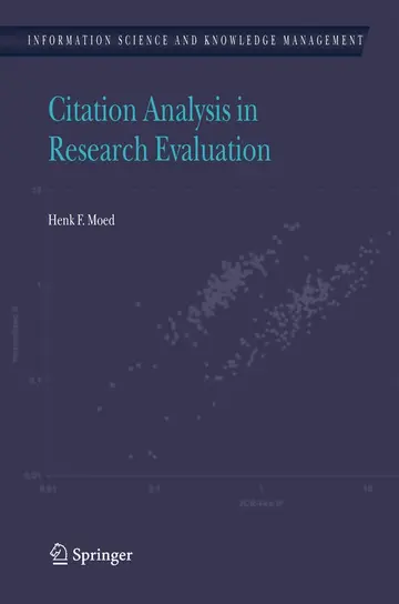 Cover of Citation Analysis in Research Evaluation