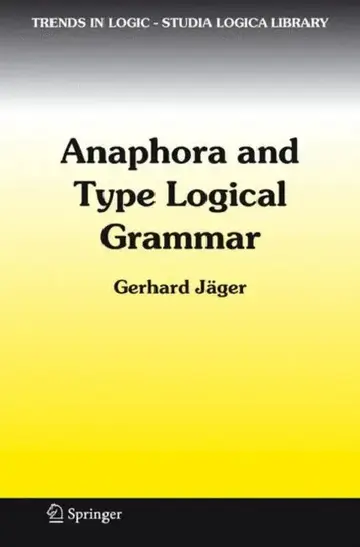Cover of Anaphora and Type Logical Grammar